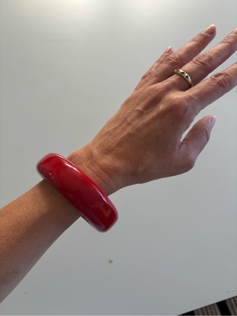 Elsa Peretti for Tiffany Red Bangle Bracelet - Picture 2 of 4